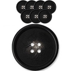 동대문단추왕 무광 단추 21mm, 블랙소리아, 8개