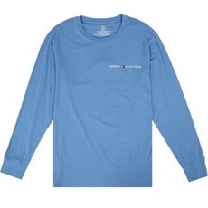 타미힐피거 아동용 크루넥 긴팔 티셔츠 09T4121-474