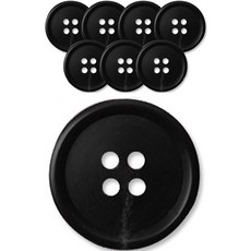 동대문단추왕 무광 단추 21mm, 블랙디젤, 8개