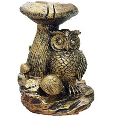 摩登招福貓頭鷹裝飾模型 YJ154, 金色