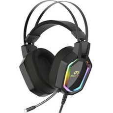 MAXTILL ENC 虛擬7.1聲道 RGB 電競耳機麥克風, 黑色, GM-G7700H