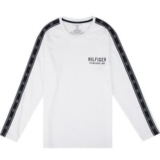 타미힐피거 아동용 크루넥 긴팔 티셔츠 09T4087-100