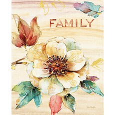 KMELLIE Holdings DIY 一體式 3D 圓形鑽石畫畫布框套組 40 x 50cm, 幸福的家庭, 1套