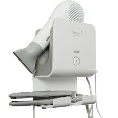 韓一電子 壁掛式一體成型造型器 + 吹風機組合 PD-W1900 1500W, 白色