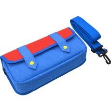 HOHOO 任天堂 Switch OLED 相容收納包 多合一斜背包, 單一商品, 1個