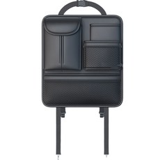 NewTrend CT02 자동차 다기능 등받이 멀티 수납함, 1개, 블랙