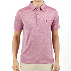 男士韓國製四向彈力圖案短袖高爾夫T恤 YCGJ5