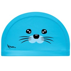 Rallysport 兒童超塗層泳帽 NRKC193, 天藍色