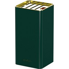 보그라 고급형 주방 물빠짐 분리세척 가위 사각 칼꽂이, 그린, 1개