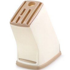 Bogra 廚房瀝水可分離清洗6孔刀架, 卡其色