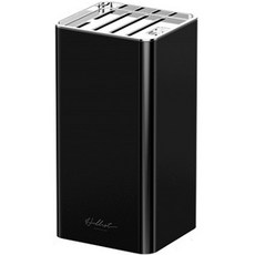 Block Mart 廚房用品 豪華方形刀架, 1個, 黑色