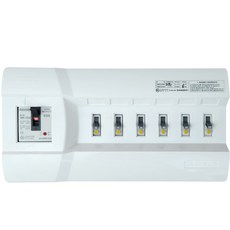 SANGDO 住宅用外露組裝型 50AF 6迴路配電箱, 1個