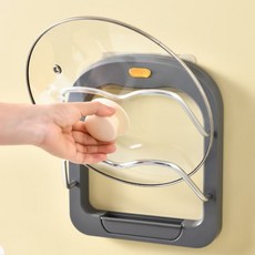 蘿賽 壁掛式鍋蓋架, 灰色, 1個