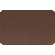 케이앤에스비즈 바닥보호 긁힘방지 소음방지 의자매트, 브라운