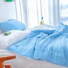 Yesbedding 飄逸人造絲夏季被, 藍色