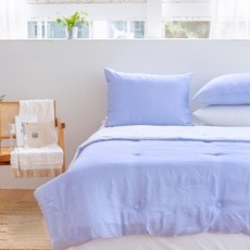yesbedding 輕盈飄逸豐基人造絲涼被, 紫色