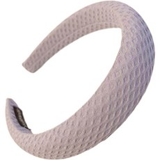 Eumes 鬆餅格髮帶, 1個, 紫色