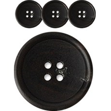 동대문단추왕 고급 무광 코트 가디건 큰 사이즈 단추 30mm, DBR썸데이, 4개