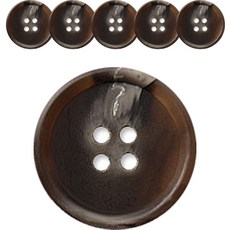 동대문단추왕 고급 무광 코트 가디건 큰 사이즈 단추 28mm, BR포멀, 5개