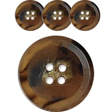 동대문단추왕 고급 무광 코트 가디건 큰 사이즈 단추 30mm, BR잡스, 4개