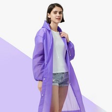 PEONIST 自行車EVA可重複使用雨衣 5入