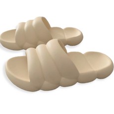 Franond 馬卡龍靜音室內拖鞋, 象牙白, 1組