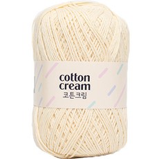 Yarna 奶油棉紗線 70g, 801象牙, 1個