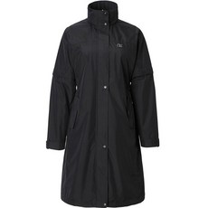 CUTTER&BUCK 女款高級修身版型高爾夫雨衣, 黑色, 1個