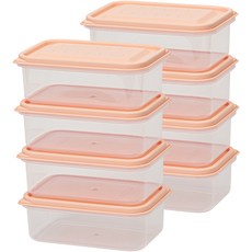 EASY&FREE Easy Keep Freeze Pack 冷凍庫整理容器 桃色 480ml, 1入, 8個