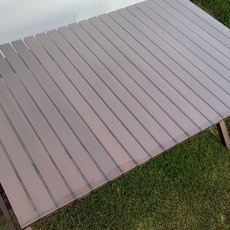 쾌청 테이블 매트 라운드 컷, 투명