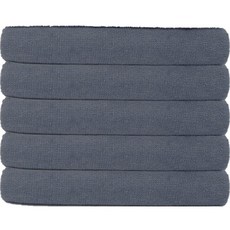 Hateumin 輕量毛巾 77g 超細纖維, 5個, 灰色