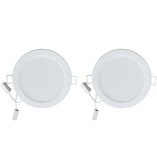 盧西亞 LED 防潮浴室崁燈 5W 筒燈 晝光色 外徑 100mm, 2個