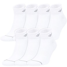 PRO-SPECS 基本款LOGO短襪 7入組, 白色