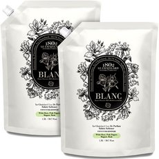 1802 LE CHATELARD 香水衣物柔軟精 白朗 補充包, 1.5L, 2個