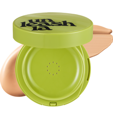 UNLEASHIA 顏礫星涯 絲緞光澤美肌氣墊粉餅 15g, 27W Peachtan, 1個