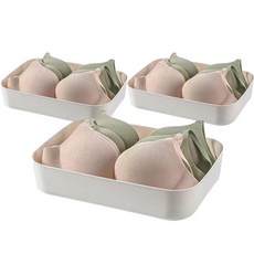 Glusun儲藏室收納籃 M, 白色, 3個