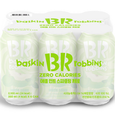 Baskin Robbins 蘋果薄荷零碳化, 350ml, 6個