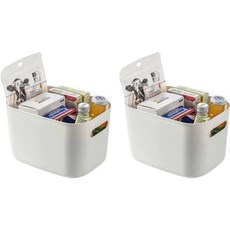 Glusun儲藏室收納籃 L, 2個, 白色