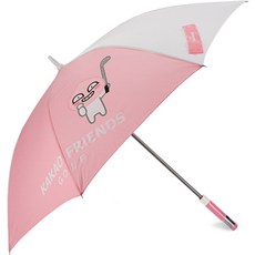 KAKAOFRIENDSGOLF 70高爾夫球俱樂部 自動長柄傘 Apeach, 粉紅色