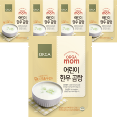 ORGA mom 無鈉兒童韓牛牛骨湯 5入, 韓牛, 250g, 5個