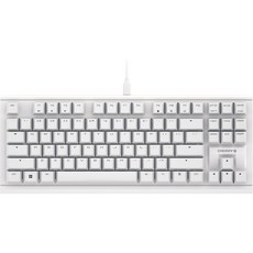 CHERRY 機械式有線無數字鍵盤, 白色, MX 1.1 TKL (青軸), 青軸