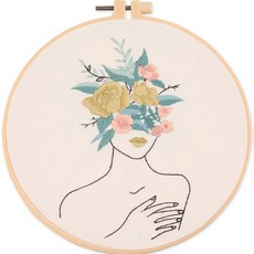 All-rounder 身體藝術 DIY 十字繡套組 A, 混合色, 1個