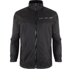 Mentalist男款特氟龍塗層多功能極限雨衣夾克, 黑色