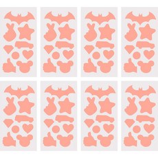 多款式羽絨外套衣服破洞修補貼 8入組, 三文魚, 1個