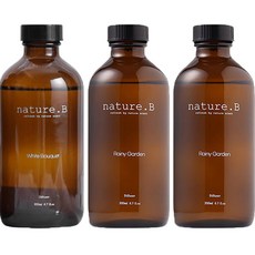 Boedam 自然蜜蜂擴香器空氣清新劑室內雨花園 200ml*2 件+白色花束 200ml套組, 雨花園，白色花束, 1組