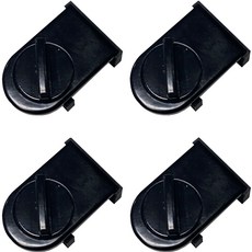 Travel Cube 窗戶防入侵防墜安全門鎖, 黑色, 4個