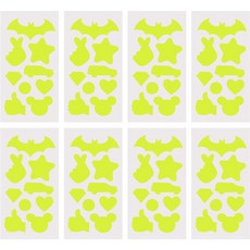 多款式羽絨外套衣服破洞修補貼 8入組, 淺綠色, 1個