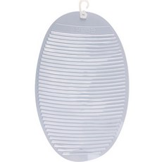 Cluette吸附式迷你柔軟手洗橡膠洗衣板, 藍色, 1個