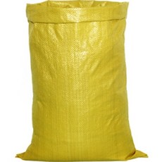 垃圾80kg麻袋 70*110cm, 50個, 黃色的