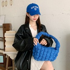 MalangJelly 絎縫半月托特包